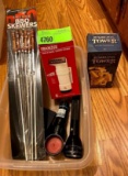 Flashlight, BBQ Skewers, Clothes Steamer & Game