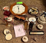 Clock, Belts, Tie Pin, Basket, Perfume, misc.