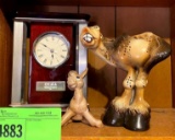 Clock, 2 Donkeys