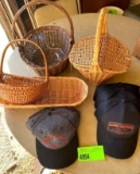 Baskets and Ball Caps
