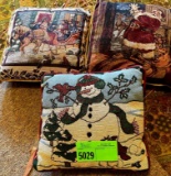 3 Christmas Pillows