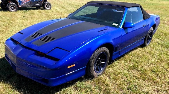 1985 Pontiac Trans AM Roadster Autoform, VIN # 1G2FW87F4FL203681