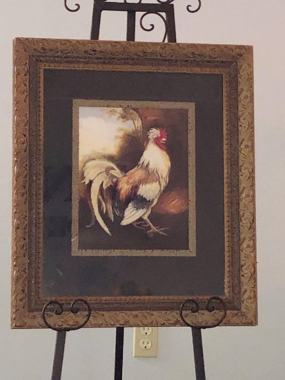 Rooster Framed Wall Art