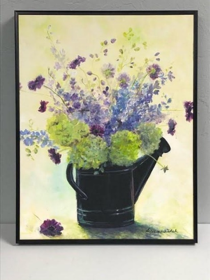 Flowers in Pitcher Canvas Painting