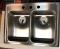 Double Stainless Steel Sink