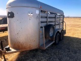 14ft X 5 WW Stock Trailer - Good Tires