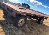 4 Wheel Trailer, Metal Floor