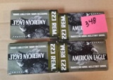 American Eagle 223 Rem, 4 Boxes