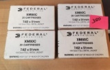 Federal Ammunition3 Boxes of 20 Cartridges and 1 Partial Box