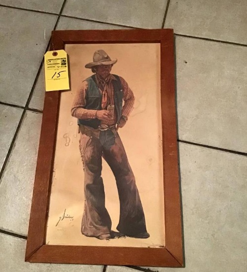 Limited Edition Cowboy Print