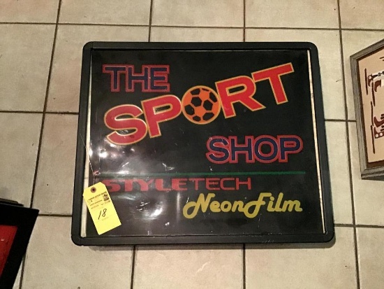 The Sport Shop Sign