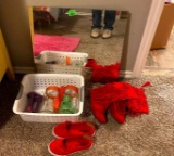 Mirror / Shoes / Glass Jars / Weights / Tub