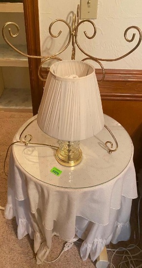 Table and Lamp