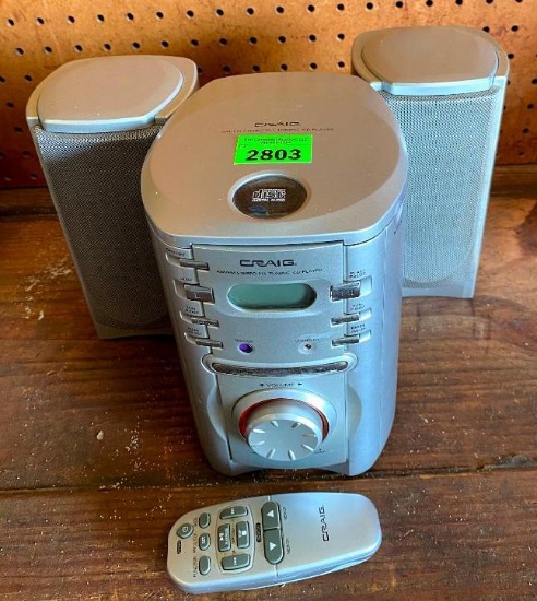 Craig AM FM Stereo and CD Player