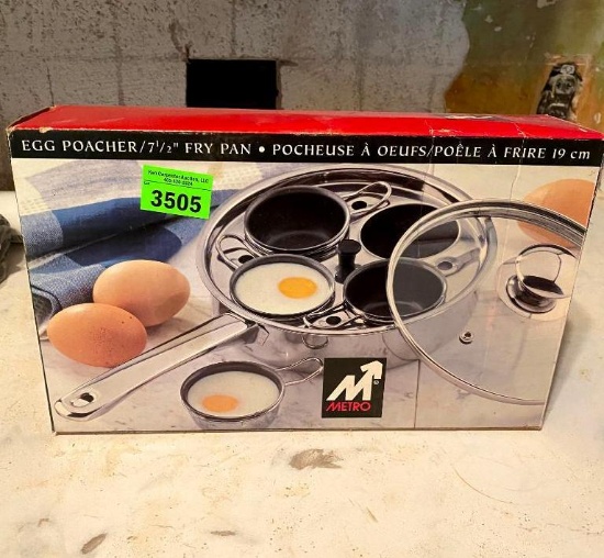 Egg Poacher, 7 1/2 Frypan