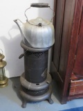 ANTIQUE VINTAGE WAGNER KETTLE AND LEONARD STOVE/HEATER