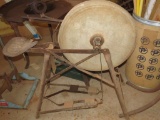 RARE ANTIQUE STONE GRINDING WHEEL