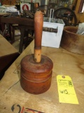 VINTAGE WOOD BUTTER PRESS