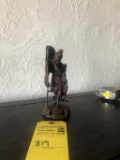 Vintage Hand Carved Chinese Fisherman