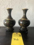 Vintage Cloisonne Vases