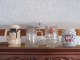 VINTAGE/ANTIQUE WEST GERMANY BEER STEINS