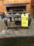 Vintage Griswold Cast Iron Single Burner Gas Stove.