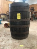 VINTAGE WOODEN BARREL