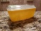 Vintage Pyrex Ovenware-Gold #17 with lid