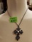 necklace with cross pendant