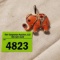 Orange elephant pendant