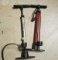 two bicycle tire pumps
