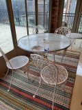 Patio table and chairs