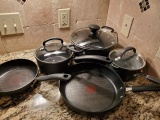 Set of cookware with lids- T fal