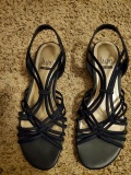 Navy blue strappy sandals size 7.5 by IMPO