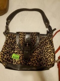 Cheetah print handbag