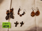 lot of 4 earrings