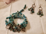 silver and turquoise jewelry bundle
