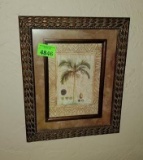 Framed Wall art-palm trees