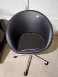 Swivel and Rolling Black Chair