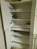 White storage cabinet