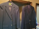 2 men's suit jackets