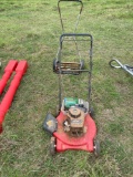 Briggs & Stratton 3.5 mower and antique craftsman mower