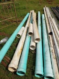 four 6 inch x 20ft gasketed pvc plus a few smaller pieces