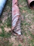Approx. 33ft x 12inch tin horn Smashed Ends