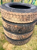 4 - 11R 24.5 Tires