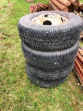 4 - 245 / 75R16 Tires and Wheels