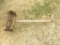 Antique Old Vintage Collectible Rotary Push Reel Lawn Mower with Iron Steel Wheels