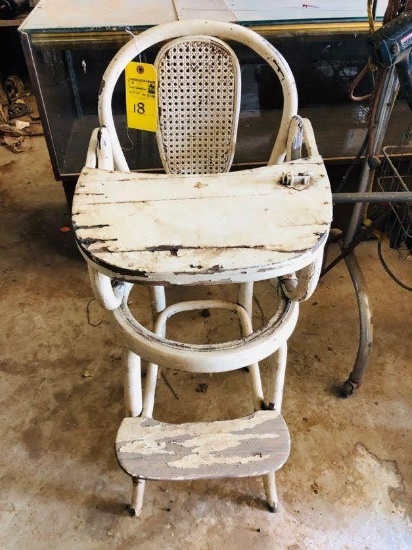 Antique Wooden Highchair