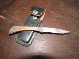 Vintage Antique Pocket Knife with Case