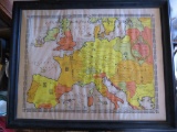 Vintage Old RARE UNIQUE Antique Map